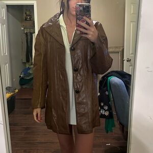 Leather Coat